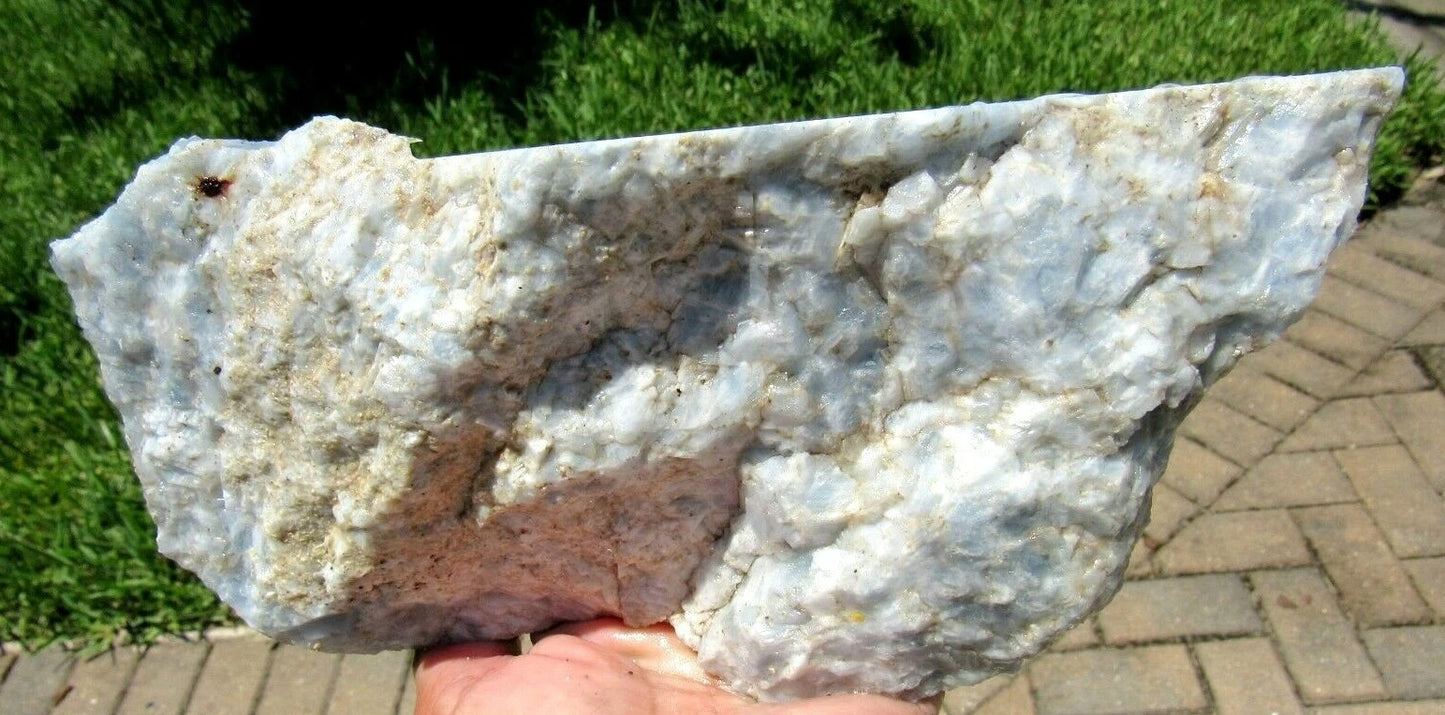 3.52 LB Blue Calcite Lapidary Rough (R-RT)