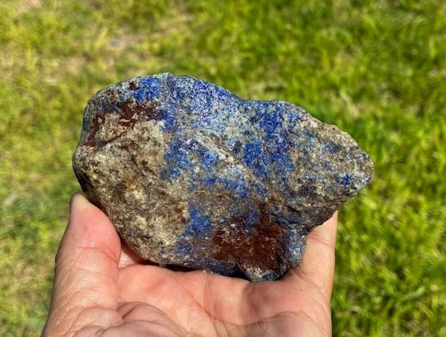 0.86 LB Lapis Lazuli/Pyrite Gemstones Minerals Specimens Rough (R-UPK)