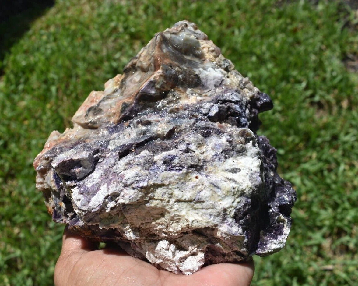 2.09  LB PURPLE TIFFANY STONE ROUGH, OPALIZED FLUORITE  Utah (R-KKF)