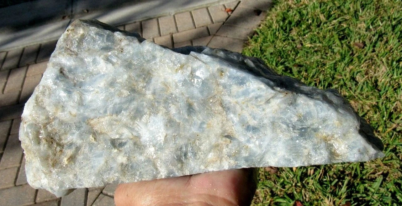 4.72  LB  Blue Calcite Rough specimen (S-GF)