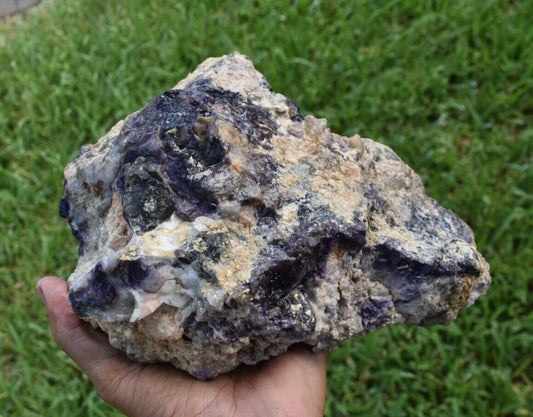 3.22 LB PURPLE TIFFANY STONE ROUGH, OPALIZED FLUORITE Utah (R-PPP)