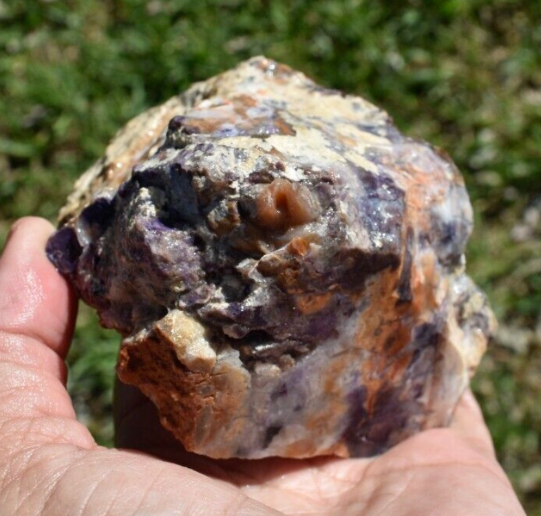 1.22 LB  OPALIZED TIFFANY STONE ROUGH, Bertrandite, FLUORITE (DCX)